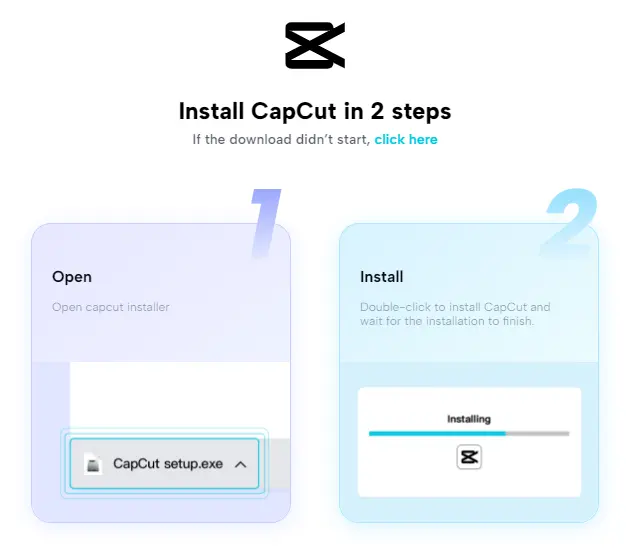 CapCut for PC Installation